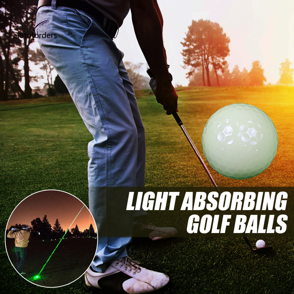 <Alotoforders> Glow the Dark Golf Balls Night Golf Balls Glow-in-the-dark Golf Balls for Night Pract
