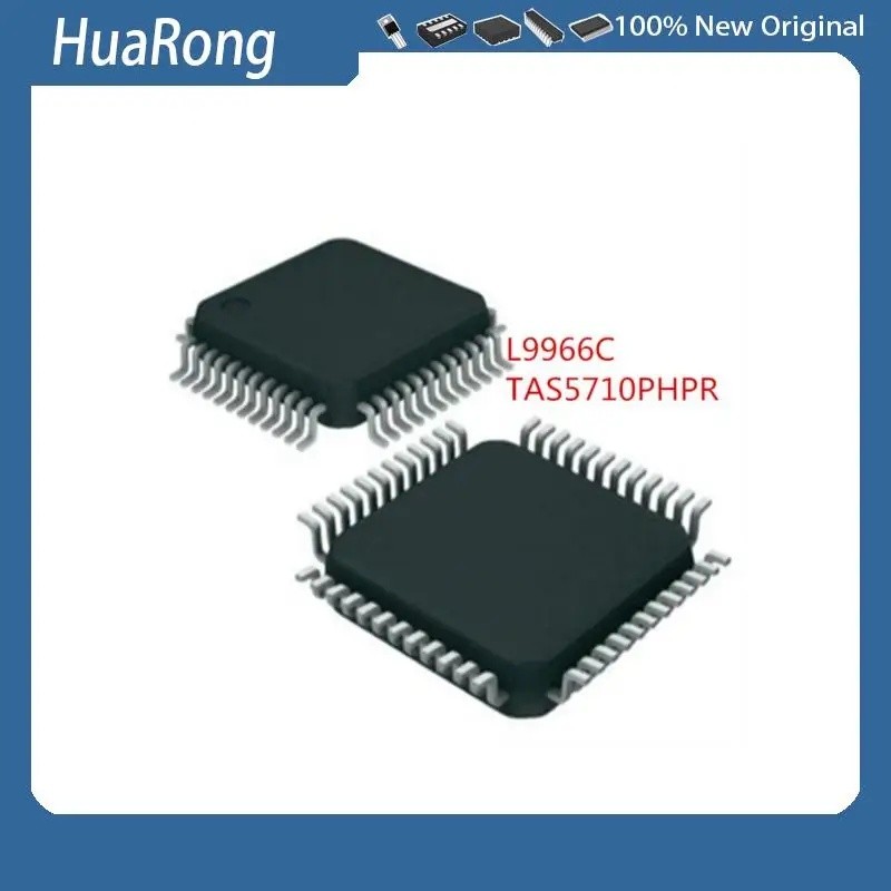 2 ชิ้น/แบทช์ L9966C TAS5710PHPR TAS5710 TQFP48