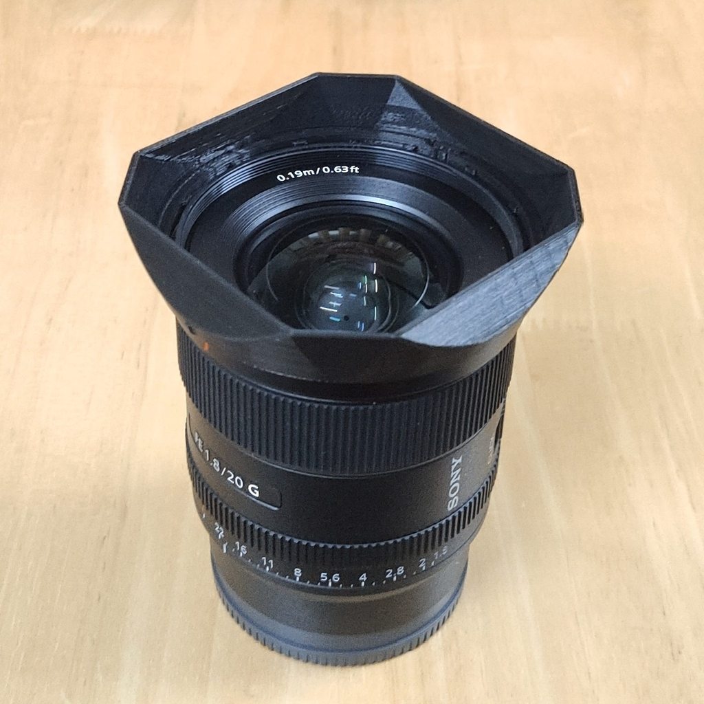 โฮมเมดเหมาะสําหรับ SONY SONY FE 1.8/20G SEL20F18G เลนส์เลนส์สี่เหลี่ยม
