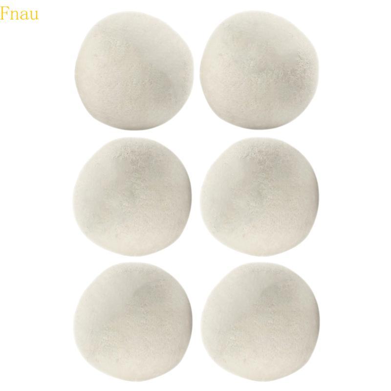 Fnau Laundry Wool Dryer Essential ลดการอบแห้ง Time Pack 6 ชิ้น