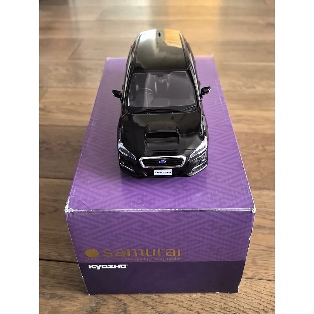 [สต๊อกพร้อม Orphan] Jingshang Subaru levorg Black 1: 18 โมเดลรถ JDM รุ่น Kyosho samurai Kyosho samur