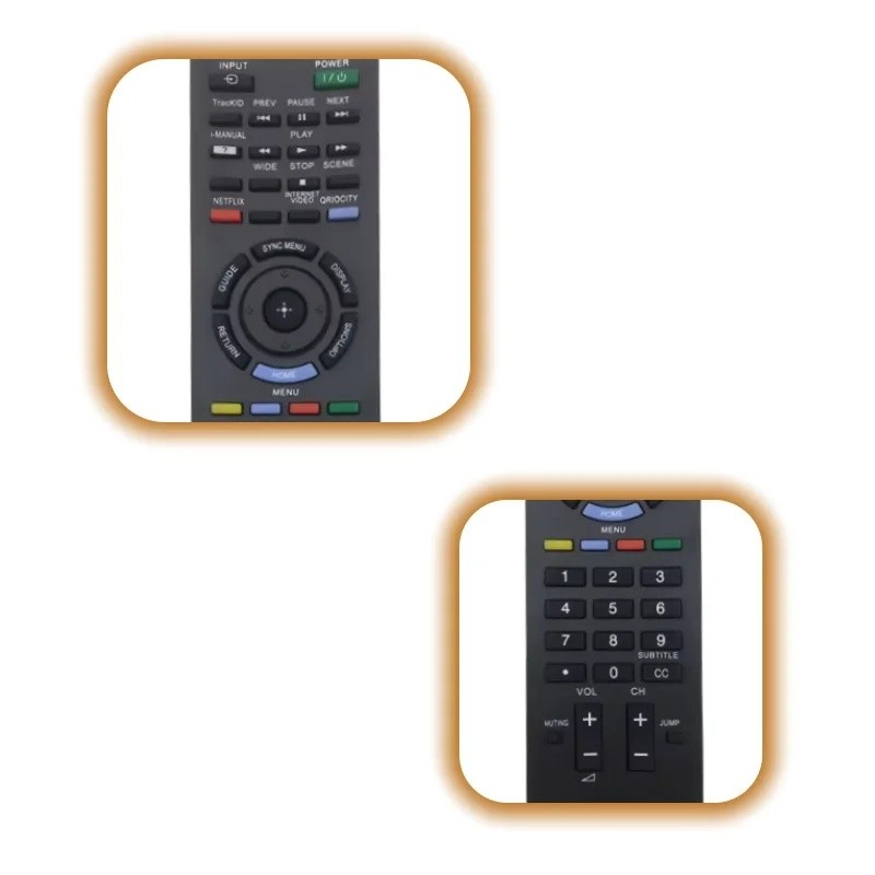 RM-YD063 รีโมทคอนโทรลสากลเข้ากันได้กับ Sony Bravia TV KDL-40EX520 KDL-40EX521 KDL-40EX523/40EX620/46
