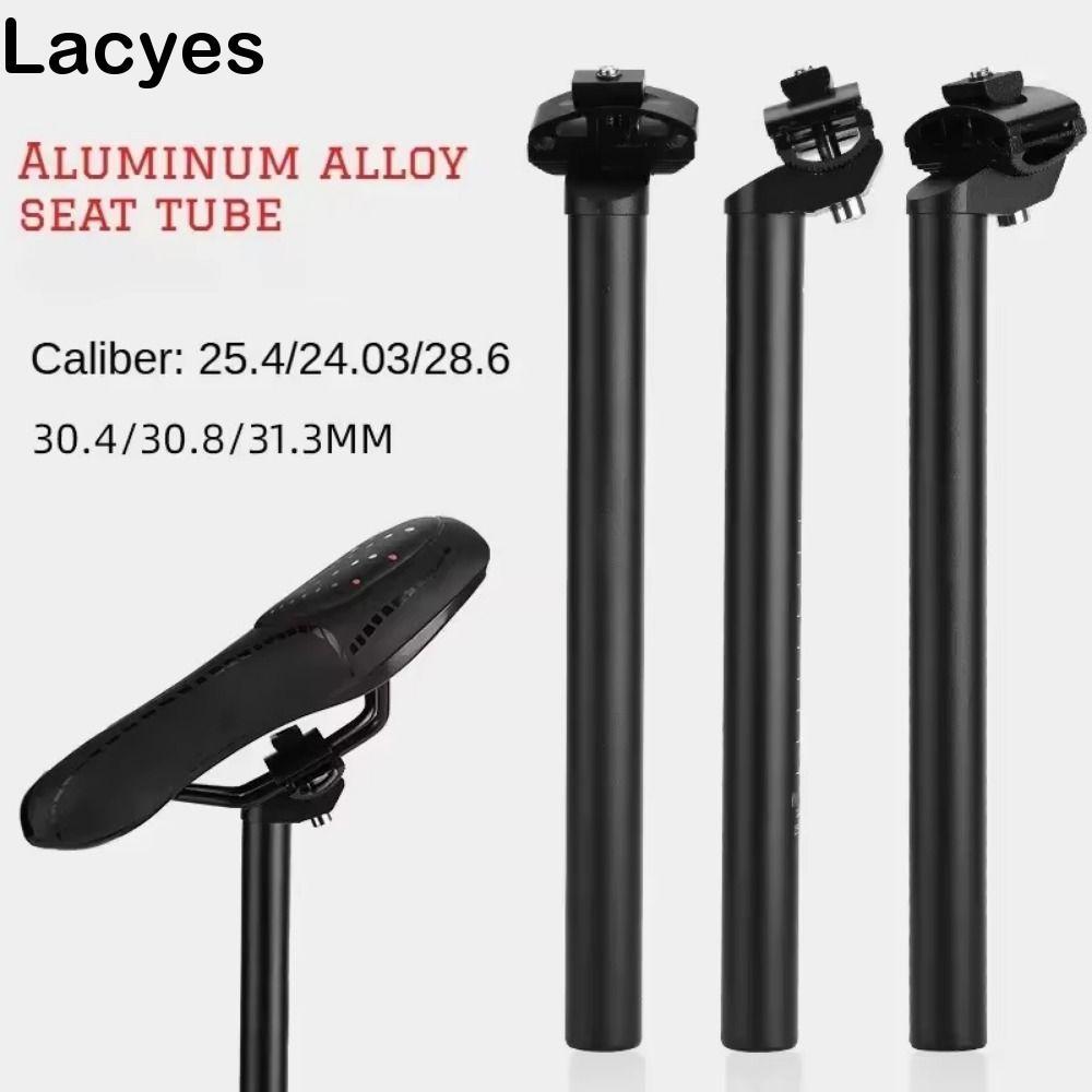 LACYES หลักอานจักรยานปรับได้ 25.4/27.2/28.6/31.6 มม.MTB Seat Tube,คุณภาพสูงInte Design Double Track Superlight Bike Seat Tube ชิ้นส่วนจักรยาน