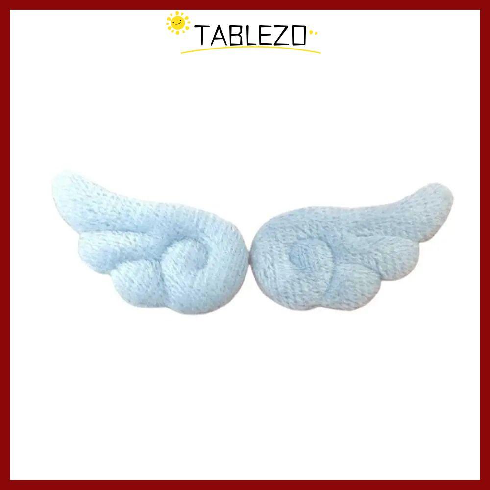 in stockTABLEZO 1 คู่ Angel Wings จี้, Plush Y2K Style Angel Wings เข็มกลัด, Sweet Pin ตกแต่ง
