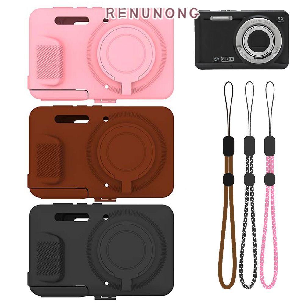 RENUNONG กล้องป้องกัน, Anti-Scratch กันกระแทก Body Cover, นุ่มพร้อม Lanyard ซิลิโคนผิว Shell สําหรับ