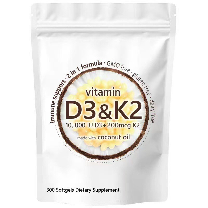 xinpin~Vitamin Vitamin D3+K2 Supplement Softgel Source Factory