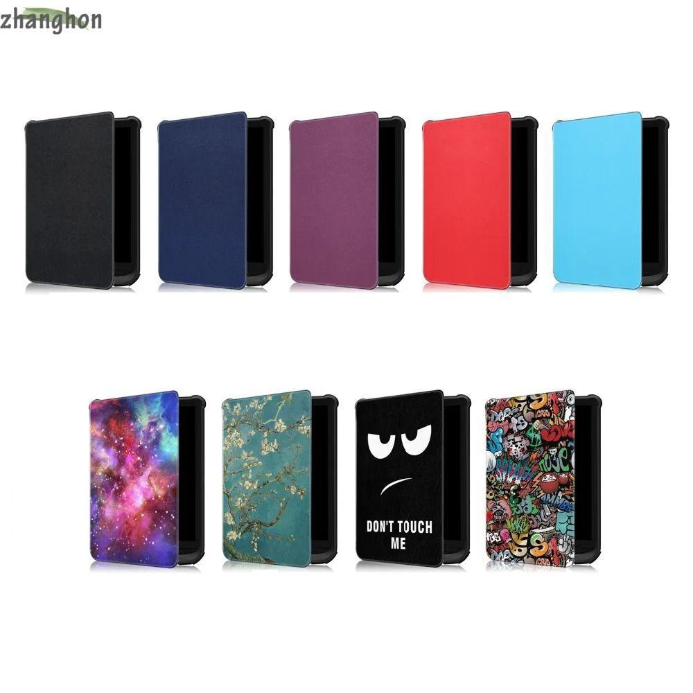 ZHANGHONG E-Reader , Auto Sleep/Wake เคสกันกระแทก, TPU สี Folio Cover สําหรับ Pocketbook 61627/632/6
