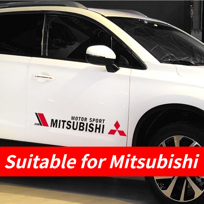 เหมาะสําหรับ Mitsubishi Mitsubishi สติกเกอร์ตกแต่งรถสติกเกอร์สติกเกอร์ I200 ASX Outlander Pajero Spo