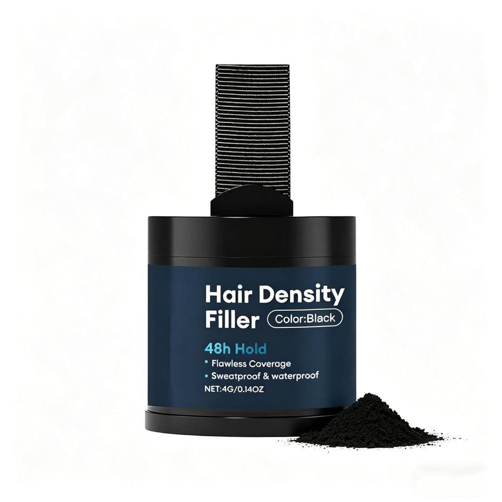 HairDensityFillerforMen&Women–24-Hour WaterproofHairlinePowder, BaldSpotConcealer&GrayRootTouch-Up, 