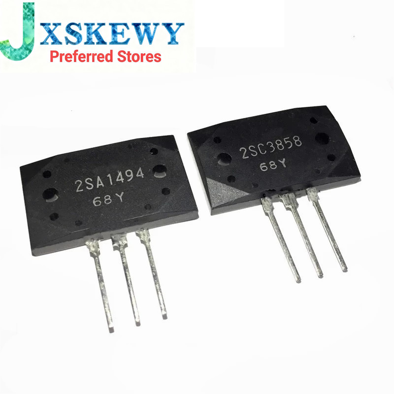 4 ชิ้น 2 คู่ 2SA1494 2SC3858 A1494 C3858 ชิปเซ็ต IC ใหม่และต้นฉบับ