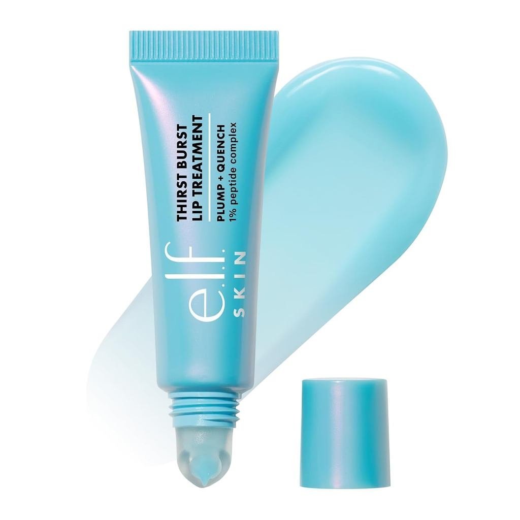 เอลฟ Thirst Burst Lip Treatment, Sheer Guava | Hydrating Lip Balm Moisturizer สําหรับ Plumping & Rel