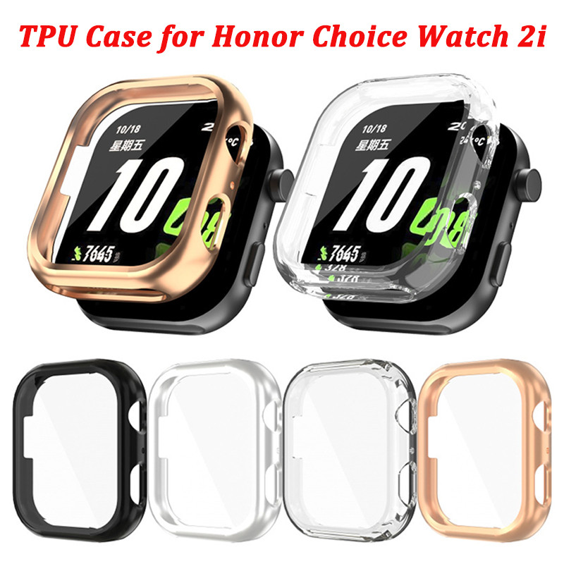Hollow TPU Case Anti Gores ป้องกันหน้าจอฝาครอบ Smartwatch กรอบกันชนอุปกรณ์เสริมสําหรับ Honor Choice นาฬิกา 2i