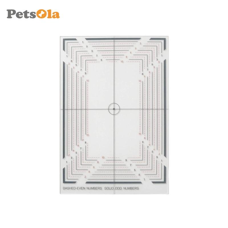 [PETSOLA] Trading Card Centering Tool Clear Card Centering Tool พิมพ์สี่เหลี่ยมสําหรับนักสะสม,โต๊ะ
