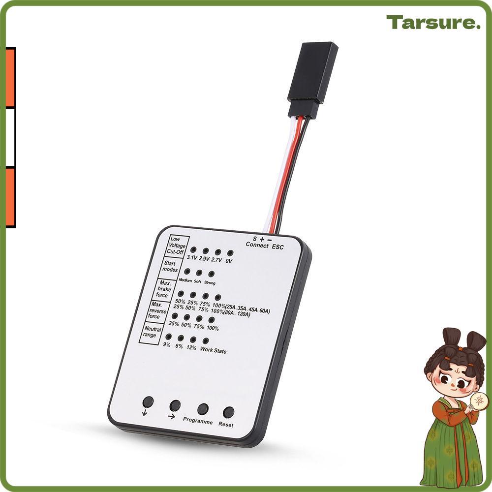 TARSURETH การ์ดการเขียนโปรแกรม LED สําหรับ KK ESC series ทนทานสําหรับ 60A/80A/120A ESC ซอฟต์แวร์โปรแ