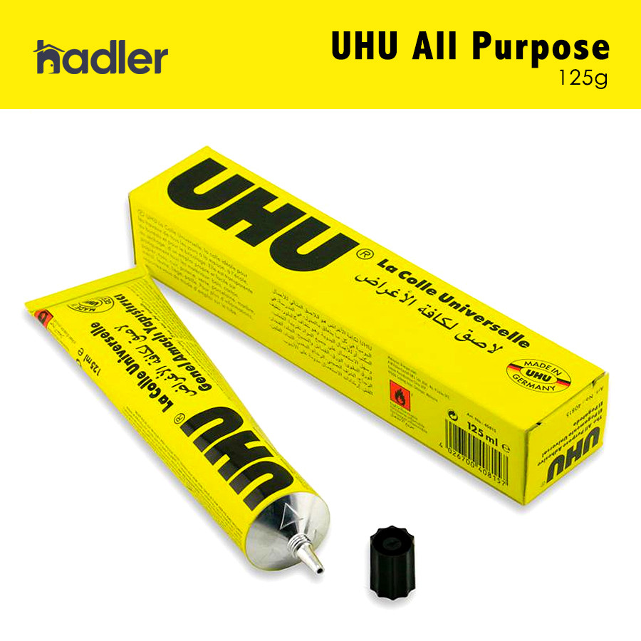 UHU กาวอเนกประสงค์ 125ml | กาวเหลวอเนกประสงค์แบบใสคริสตัล