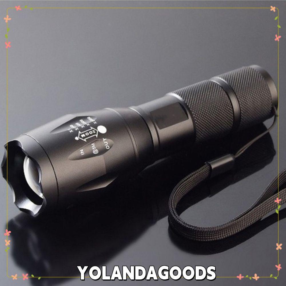 YOLANDAGOODS1 ไฟฉายกันน้ําทนทานเดินป่ากลางแจ้ง 500 Lumen LED