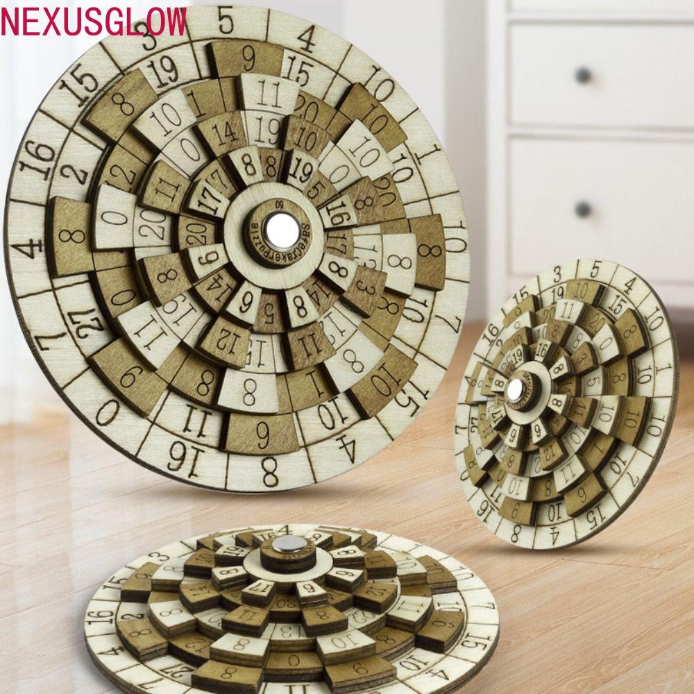 NEXUSGLOW ของเล่นปริศนาดิจิตอล, ปริศนาห่วงไม้ Huarong Road Number Puzzle, แผ่นเสียงทดสอบ IQ Maze Min