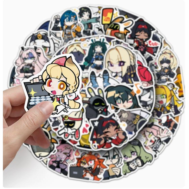 [กันน้ํา] ZZZ Zenless Zone Zero Sticker 50 ชิ้นตัดสวยงาม