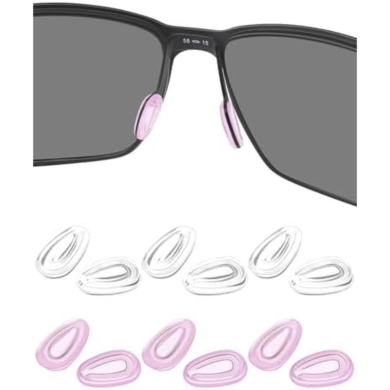 แผ่นรองจมูกทดแทน 6 คู่สําหรับ Oakley Feedback OO4079|Holbrook Metal OO4123|เกจ 6 8 OO6038 OO4124|ครอ