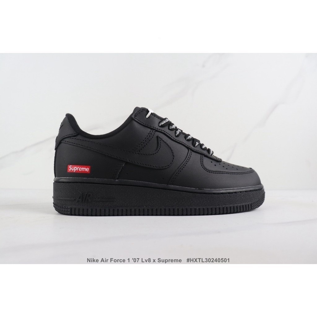 Supreme x Nike AF1 Timo07 Low Life Casual รองเท้าผ้าใบ Cowhide Air Cushion รองเท้าขนาด 36-45