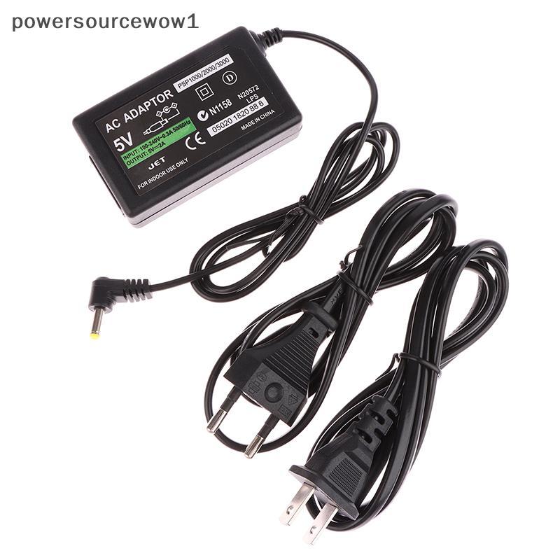 WOW EU/US Plug Charger แหล่งจ่ายไฟ AC อะแดปเตอร์สายชาร์จสําหรับ PSVITA PSP1000/2000/3000 TH