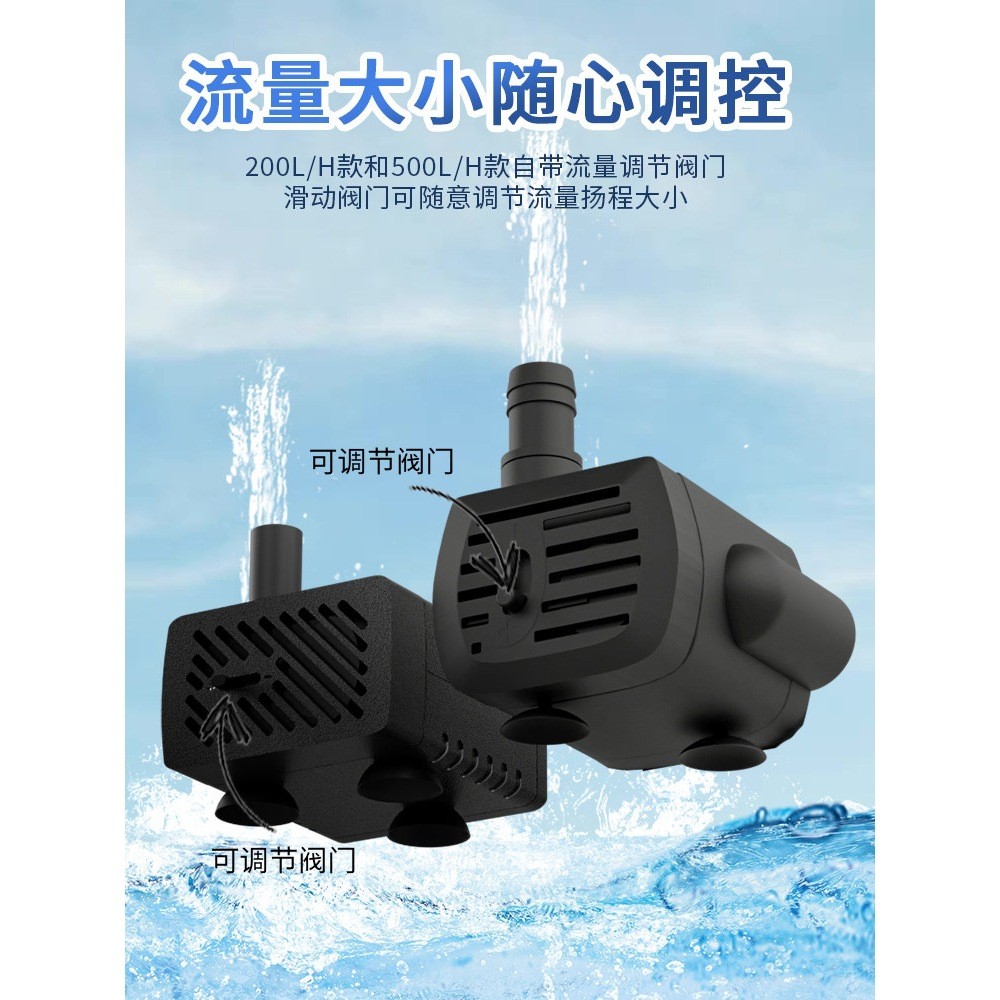 DC12V ปั๊มน้ํา 3W5W หัว 1.5m 3m Miniature Submersible ปั๊ม Brushless DC ปั๊มน้ําปั๊มรดน้ํา
