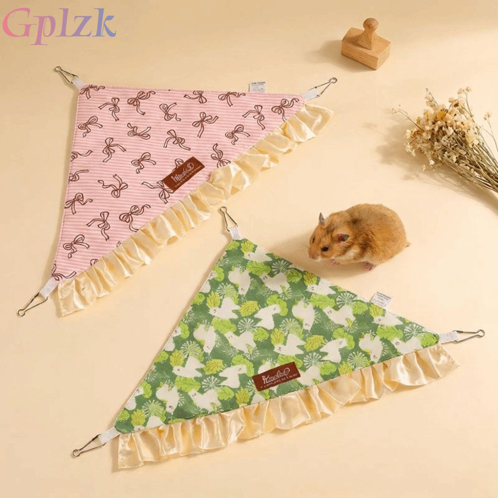 GPLZK PET Hammock, Breathable Metal Small Pet Hammock, Hanging Corner Hanging Compact Guinea Pig สํา