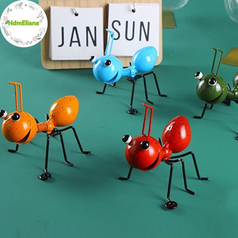 HdmEliana 10 ซม.มดรูปปั้นตกแต่งสวนรูปกลางแจ้ง Yard ตกแต่งสนามหญ้า Ant ประติมากรรม Home Desktop Decor สวนตกแต่งบ้านหัตถกรรม TH