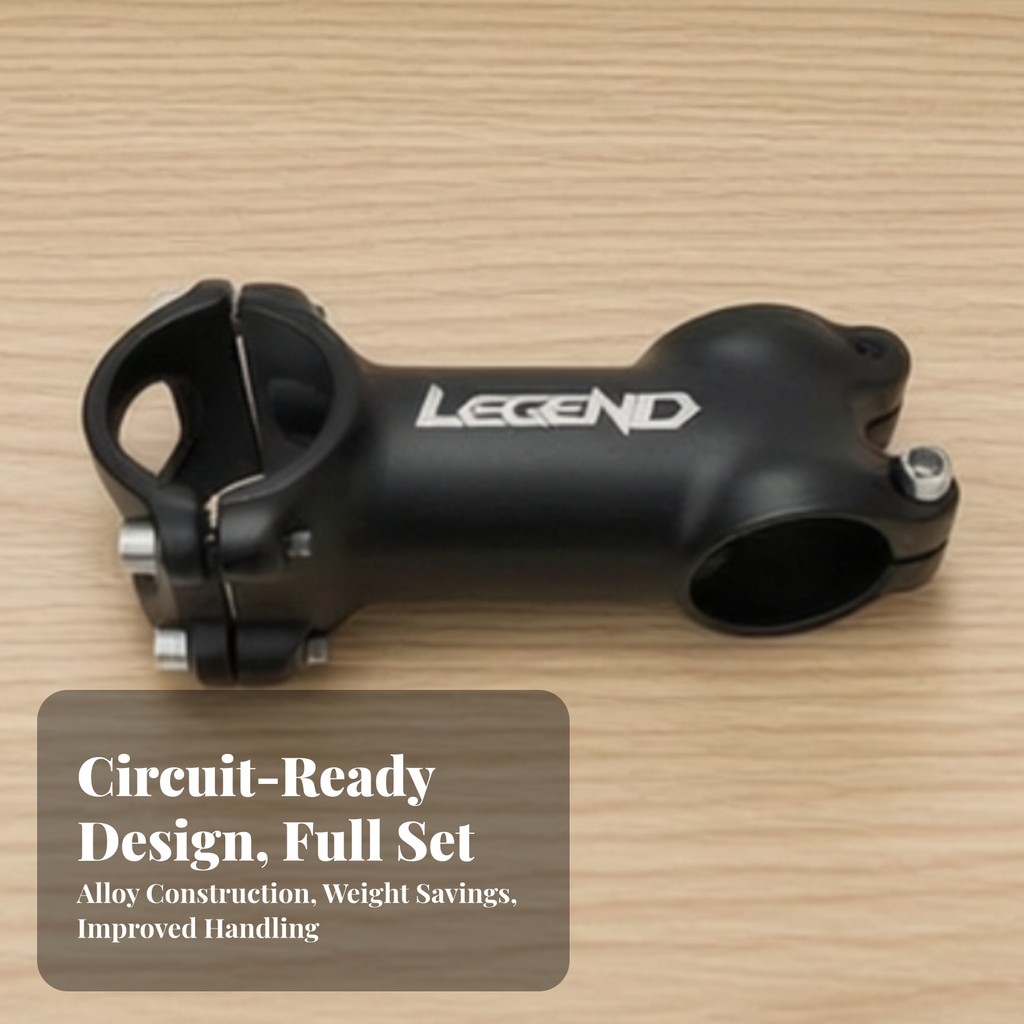 3 ชิ้น FIXED-Gear Cockpit Component Set Machined Bike Cockpit Set สําหรับ FIXED-Gear Cyclists