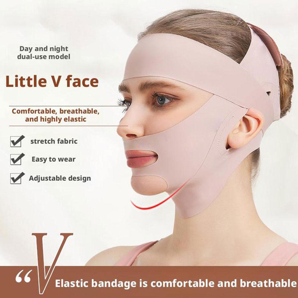 V Face Masks Lift, Soft Light สบายห่อใบหน้า V Face Sleeping Mask สําหรับกระชับ Anti O9n5