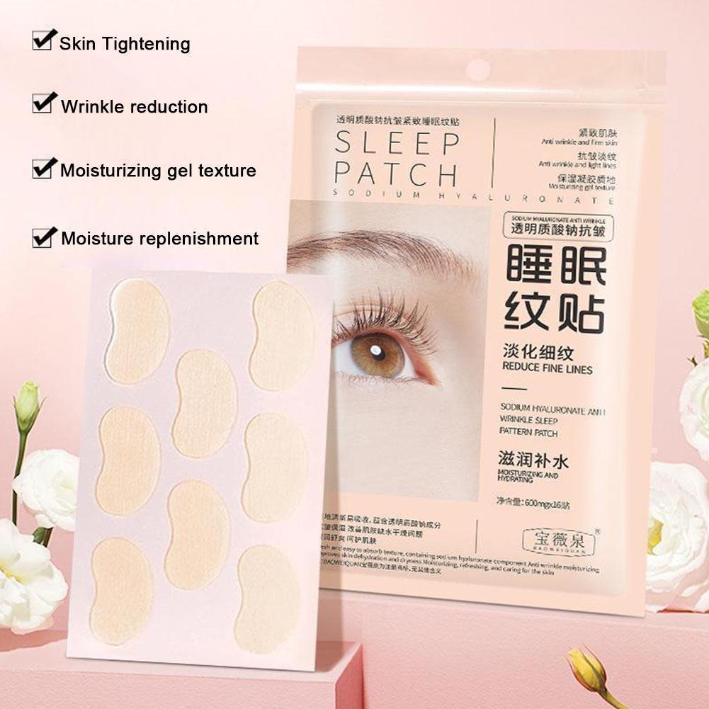 Hydrogel Face Patch Overnight Mask Smooth ลด Patch Lifting Face Eye Sleeping Fine O0r9