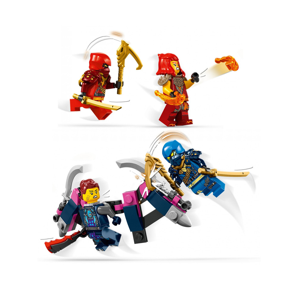 ninjago เลโก้ LEGO LEGO 71812 Minifigure Ninjago njo870 Kaijo Danna Wildfire njo873 Jet
