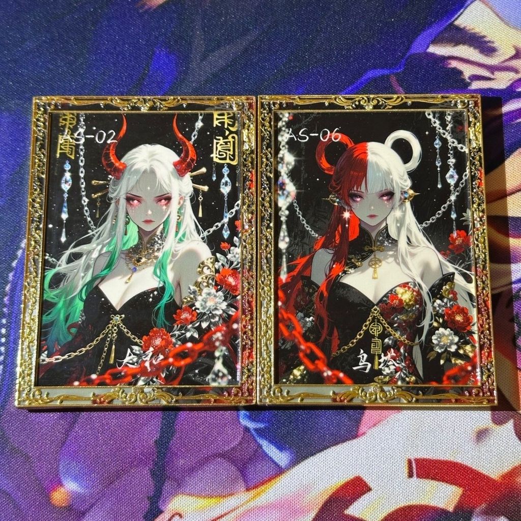 การ์ดโลหะชิ้นเดียว Yamato Robin Begonia Cultural Creative AS Card Slot Collection Card Limited Editi