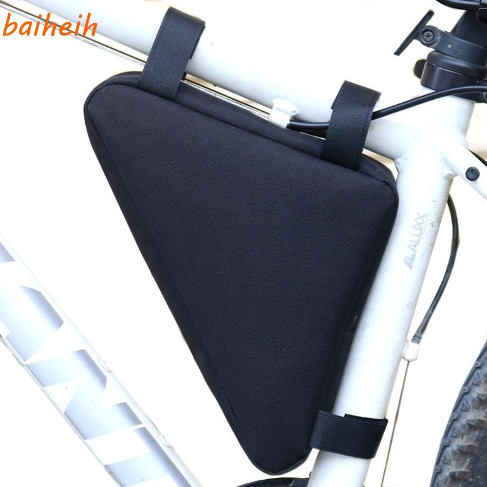 BAIHEIH MTB Frame Bag Front Tube Black Pouch Triangle Pouch