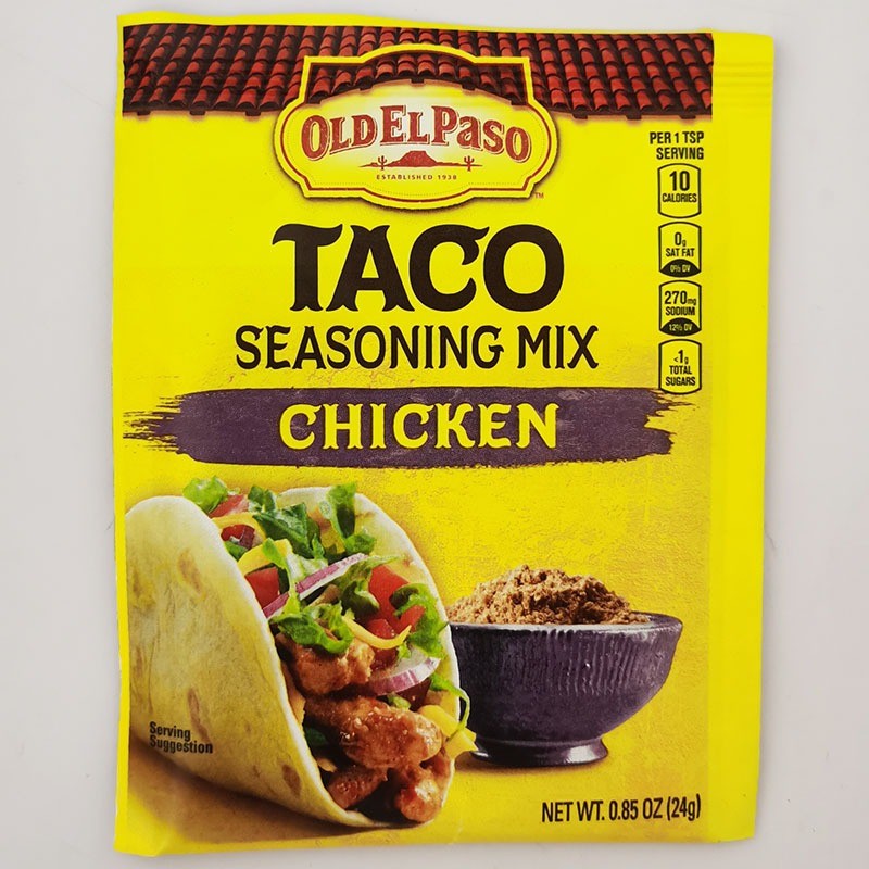American Oppa Taco Original พัฒนา Taco Cake ปรุงรสผงปรุงรส Old El Paso Seasoning