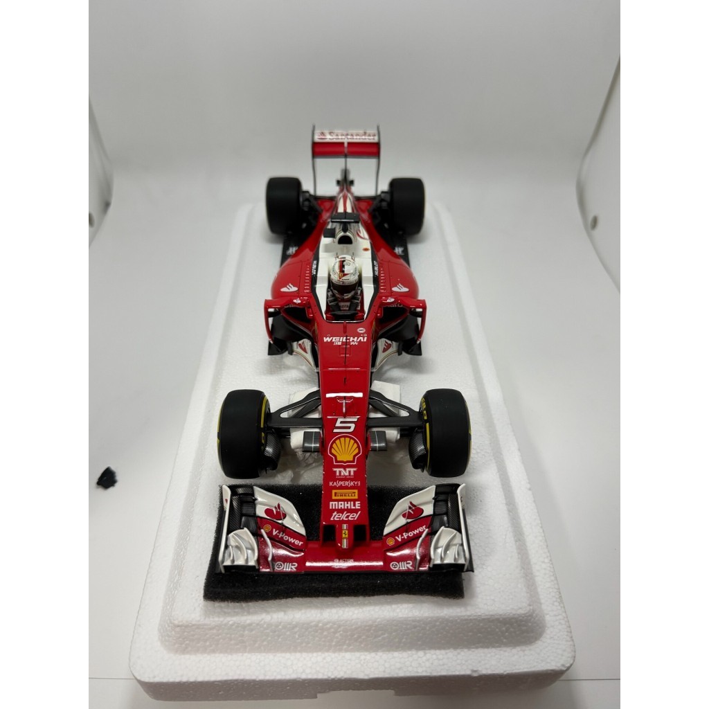 [สต๊อกพร้อม] BBR Ferrari SF-16H Wittel 2016 F1 รางวัลแกรนด์ออสเตรเลีย BBR 1/18 Scale F1 รุ่น DRS Mov