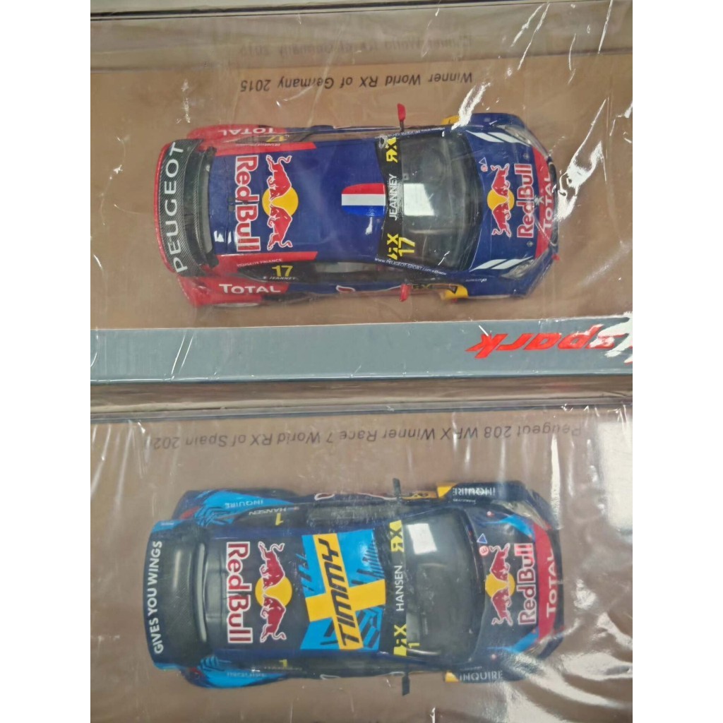[คลังสินค้าพร้อม] spark 1: 43 peugeot 208 Rally Car Model peugeot