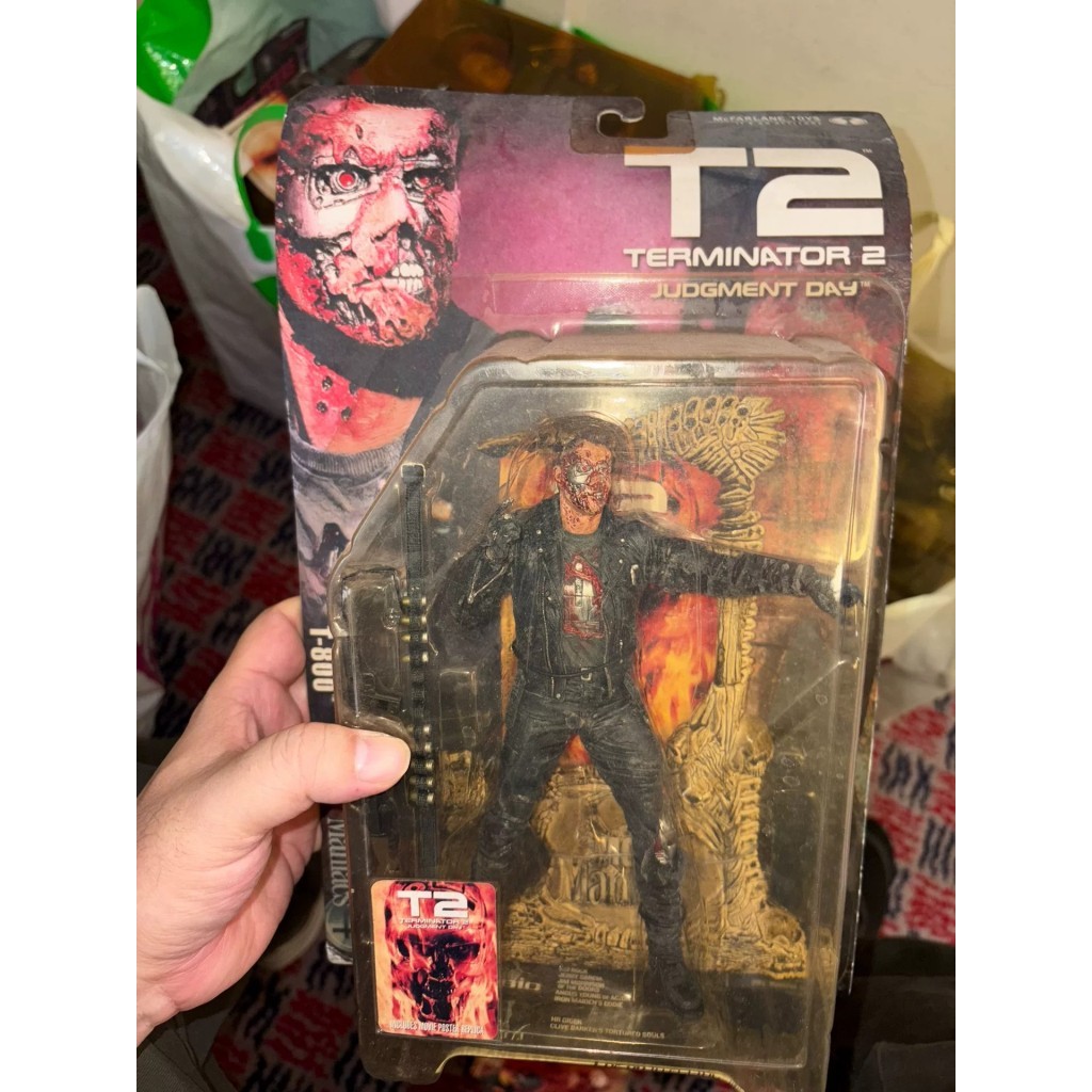 หนัง McFarlane 4T-800 Terminator 20cm Movable Toy On Sale 20 Years, Box Will Have Different Level Ox