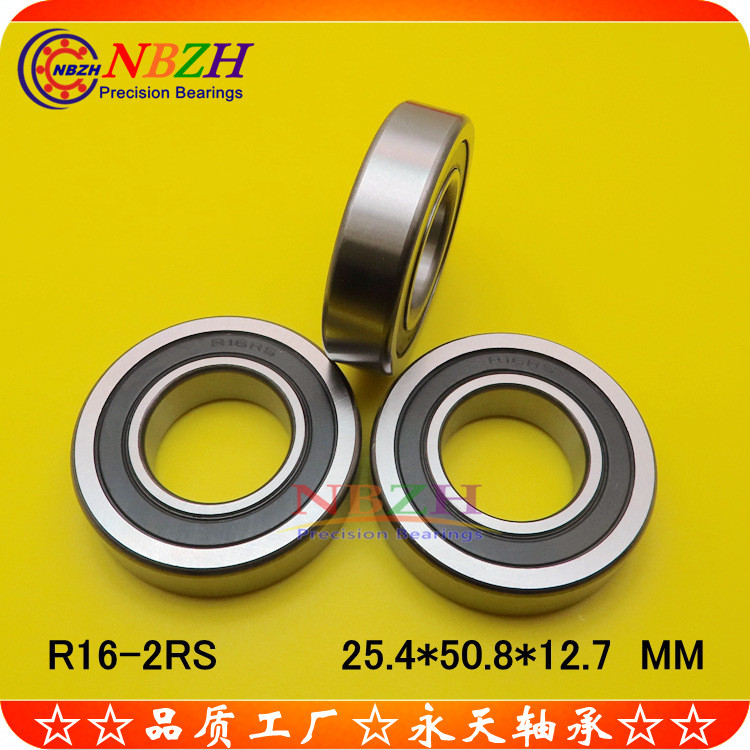 สิ่งทอเครื่องจักรนิ้วแบริ่ง R16ZZ R16-2RS EE9ZZ 25.4 * 50.8 * 12.7 มม.MKF1
