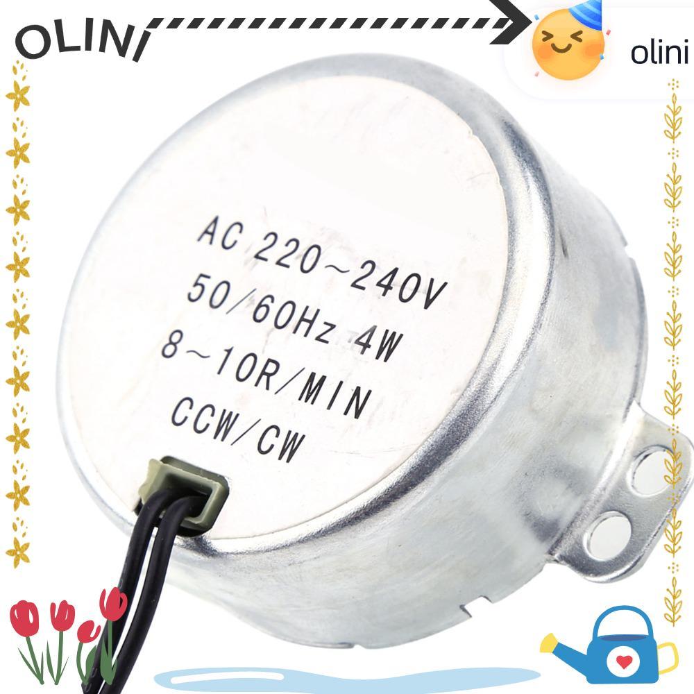 มอเตอร์ซิงโครนัสแผ่นเสียง OLINI ความเร็ว 8-10RPM CW/CCW Rotation Synchronous Geared Motor, 50/60Hz ค