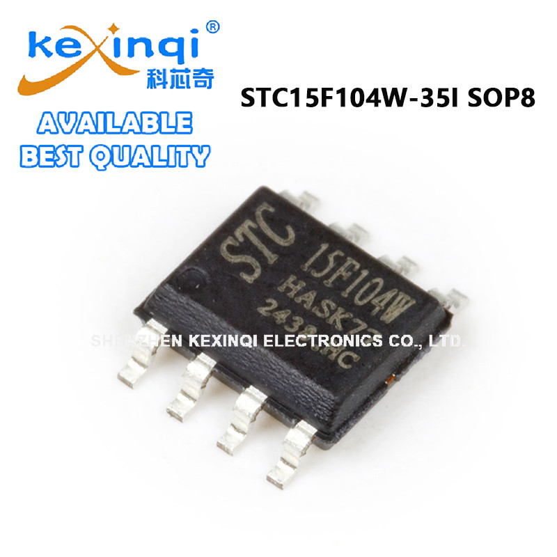 (1-5 ชิ้น) STC15F104W-35I SOP8 ไมโครคอนโทรลเลอร์ชิป IC
