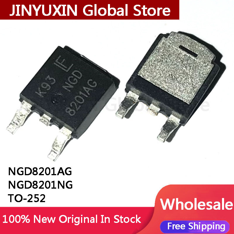 JG Driving 5-10PCS 8201AG NGD8201 NGD8201AG NGD8201NG TO-252 คอยล์จุดระเบิดรถยนต์ทรานซิสเตอร์ใหม่ใน
