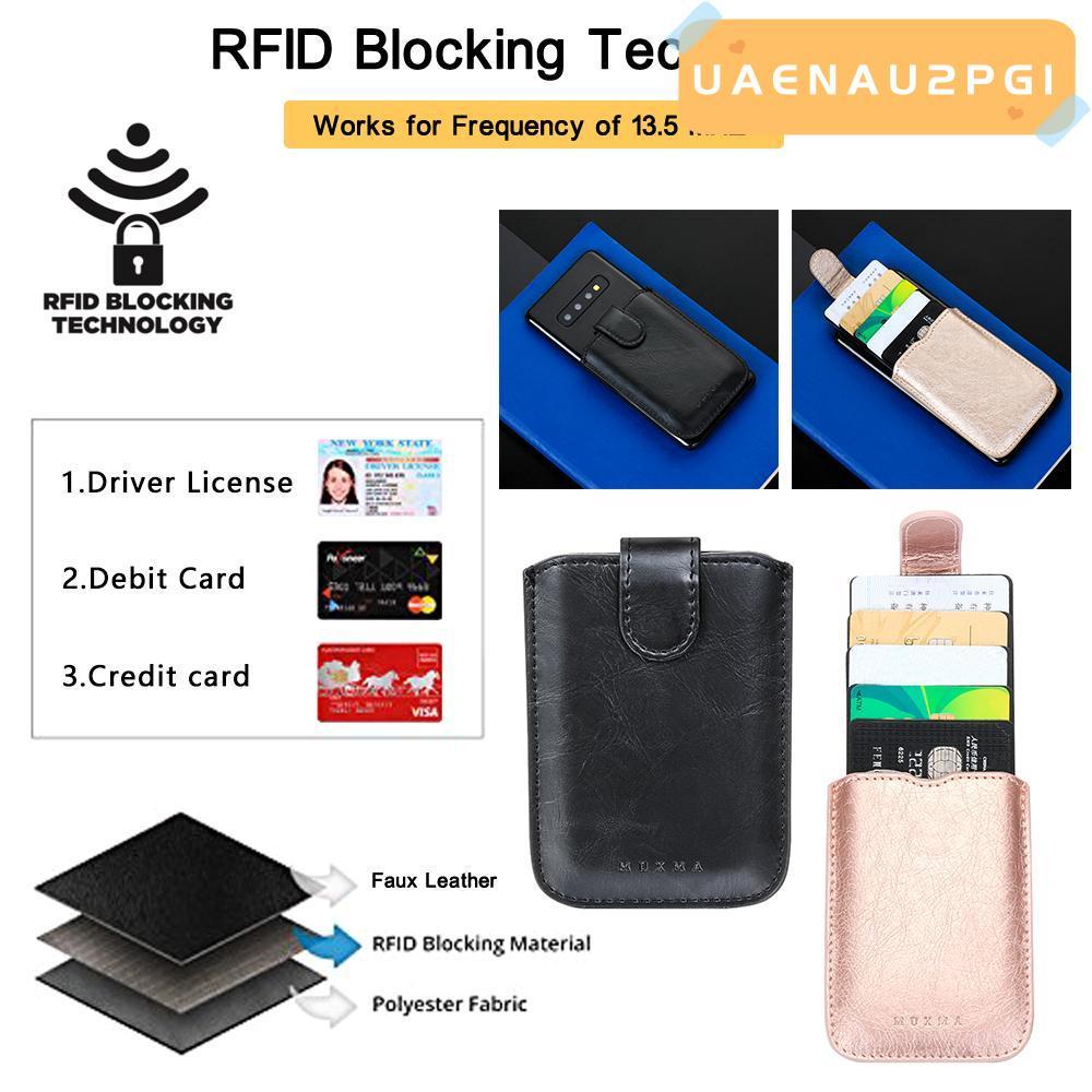 UAENAU2PG1 Phone Wallet Self-Adhesive Stick On Credit Mobile Phone Pocket