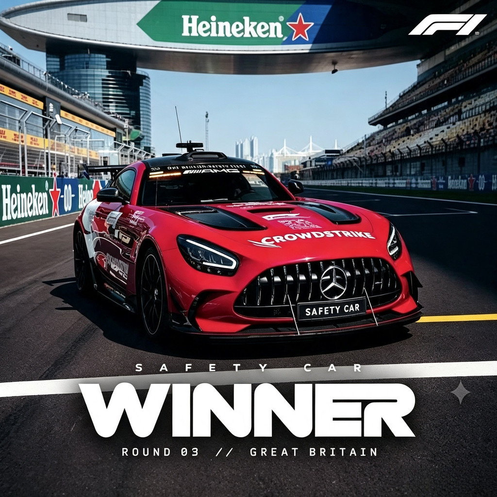 Happy Car 1/64 Mercedes-AMG GT Black Series Official FIA F1 Safety Car โมเดลรถ รถของเล่น สําหรับเด็กผู้ชาย ของขวัญวันเกิด ของเล่นเด็ก รถสะสม#peetyeee