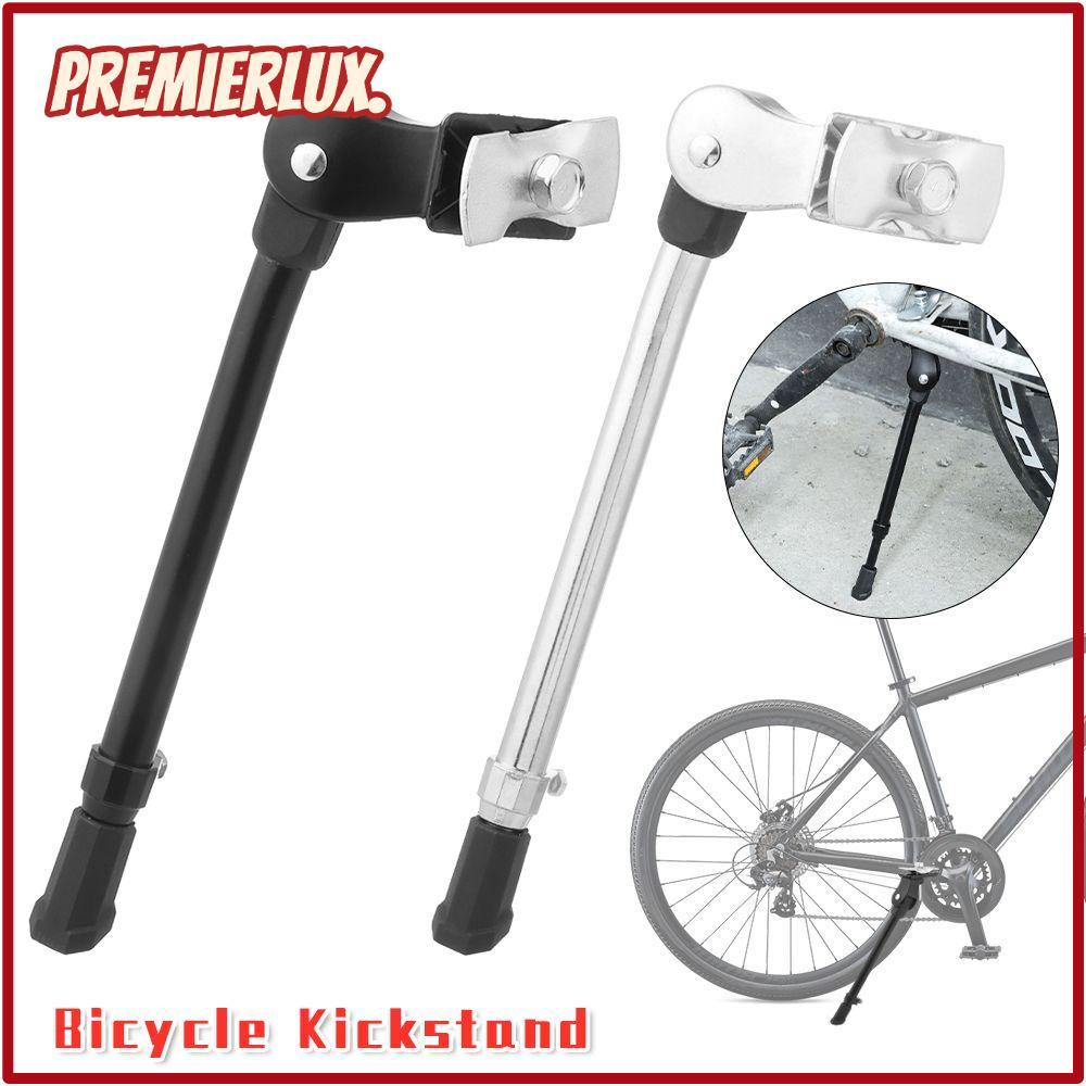 PREMIERLUX Kick Stand สีดําสีเงินด้านหลังอัลลอยด์จักรยานเสือภูเขา