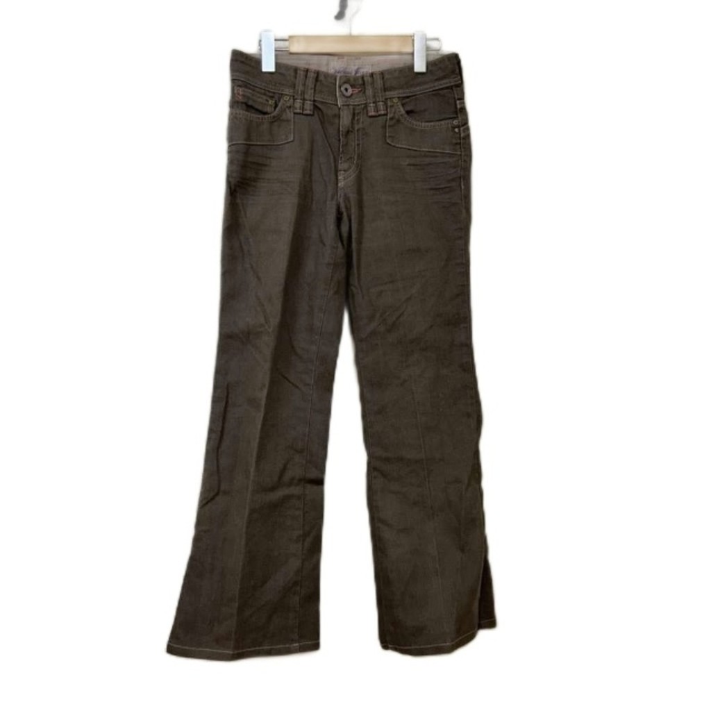 SOMETHING Jeans Pants denim brown Direct from Japan Secondhand