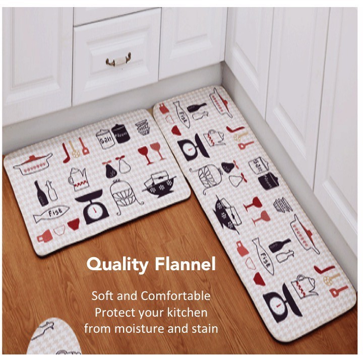Anti Slip Floor Mat Rug for Bathroom Living Room Kitchen