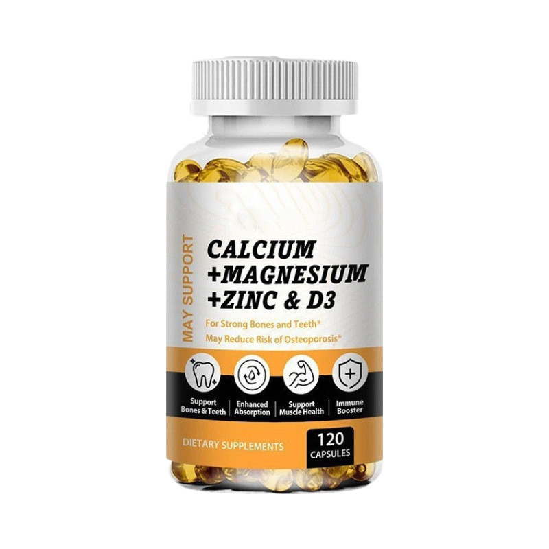 Hot Sale Ready Stock จัดส่งฟรี ขายร้อน CALCIUM MAGNESIUM ZINC Soft Capsules CALCIUM+MAGNESIUM+ZINC &