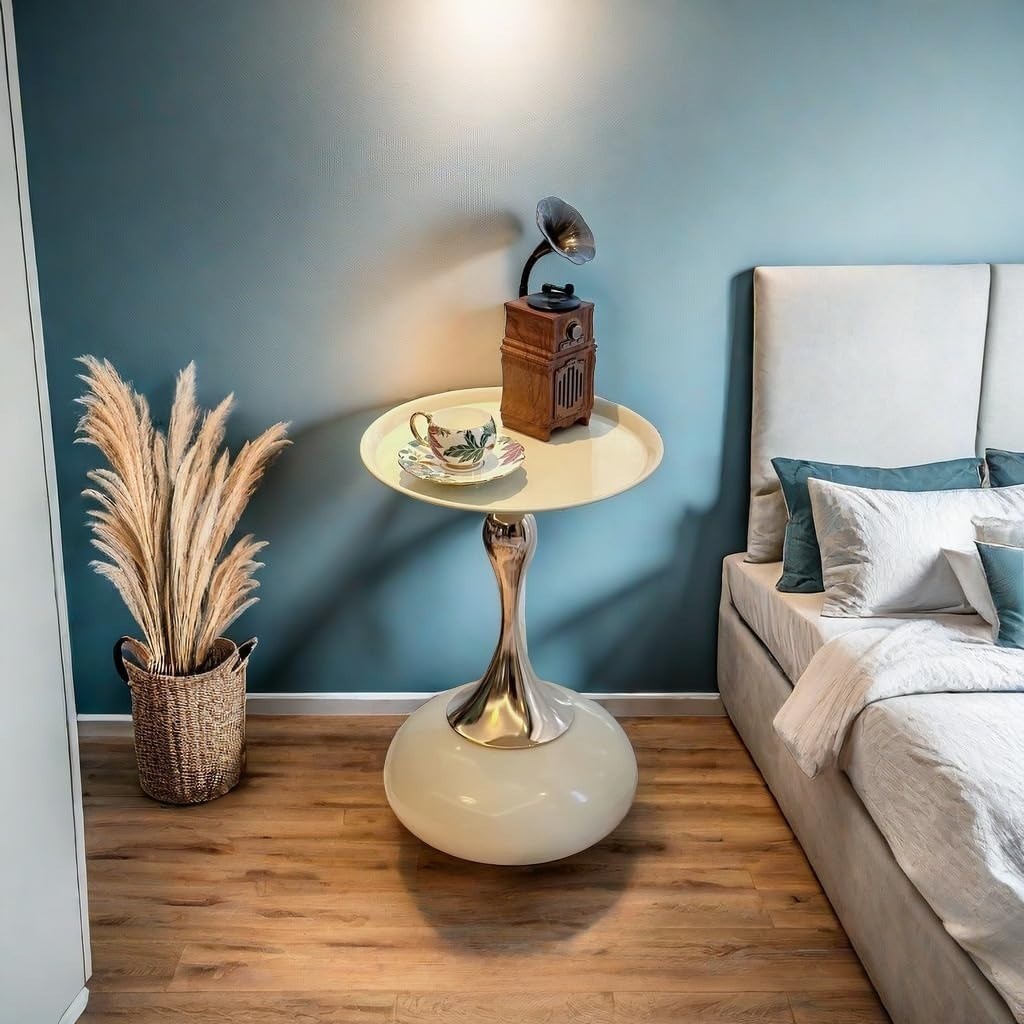 Nordic Iron Side Table Coffee Corner Table Bedside Table Bedroom Sofa Modern Shelf Small Round Table
