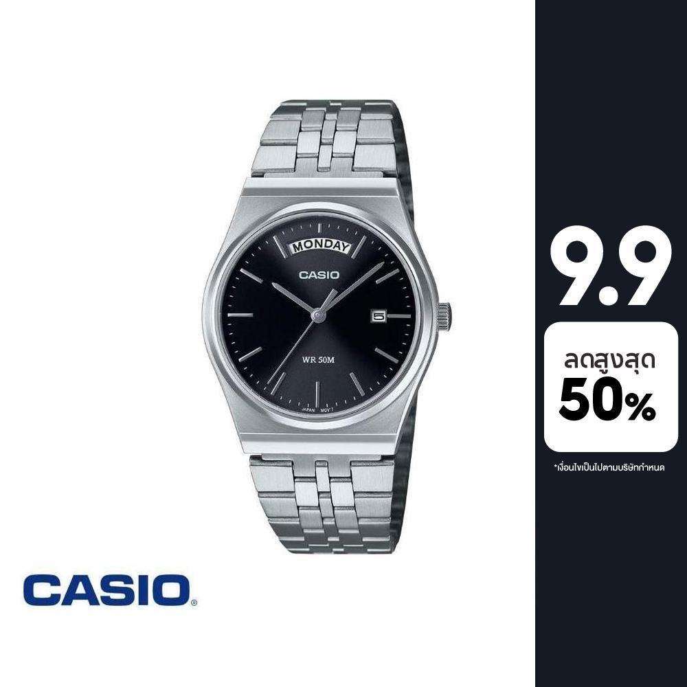 CASIO นาฬิกาข้อมือ CASIO รุ่น MTP-B146D-1AVDF สเตนเลสสตีล สีดำ